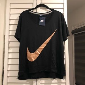 rose gold nike shirt